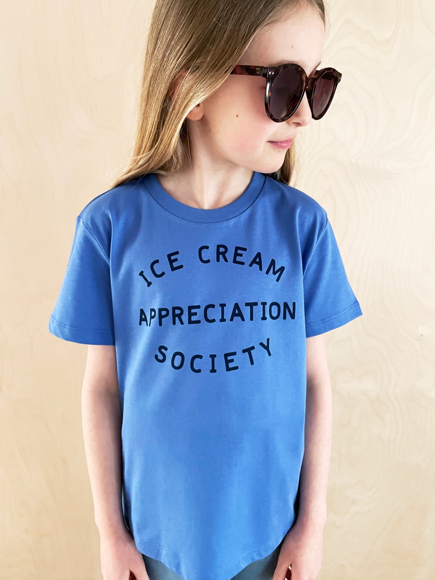 Ice Cream Appreciation Society Kids T-shirt - Blue