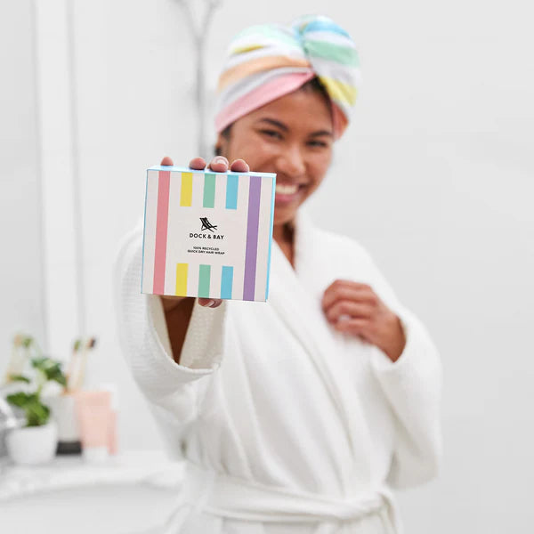 Dock & Bay Quick Dry Hair Wrap - Unicorn Waves