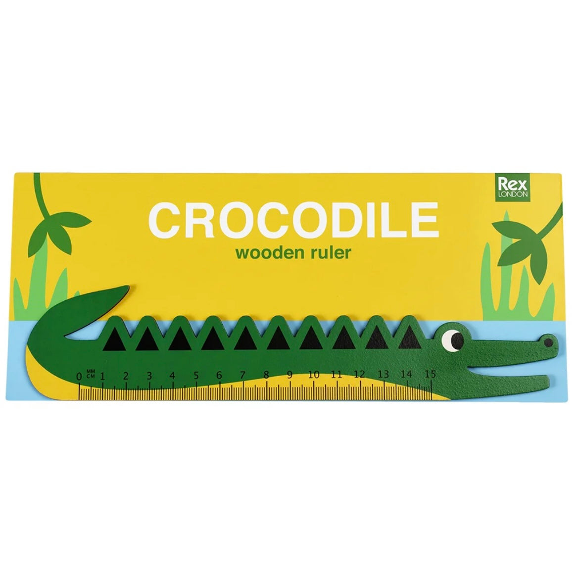 Wooden Crocodile Ruler