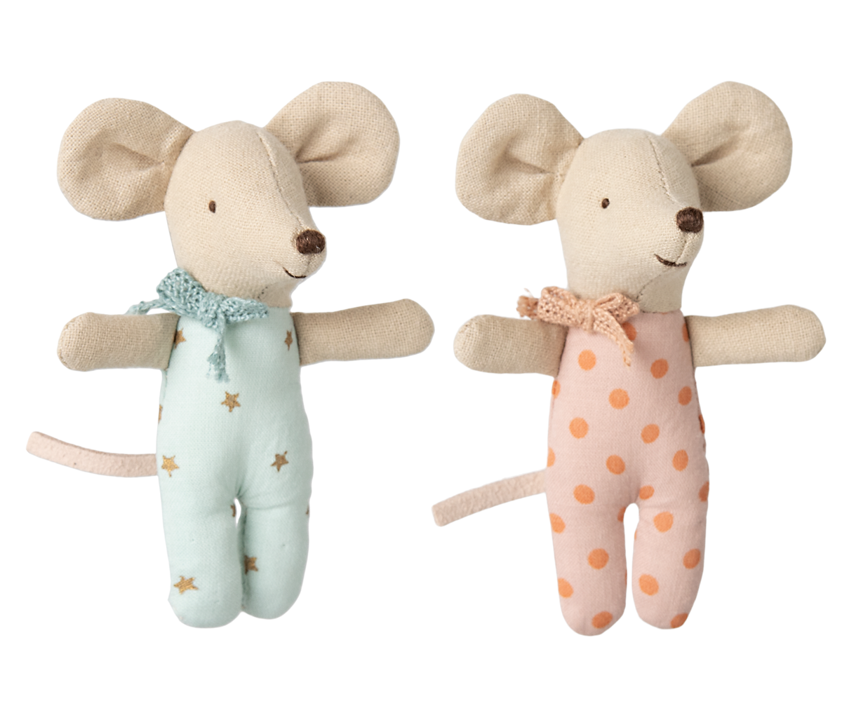 Maileg Twin Mice in a Matchbox