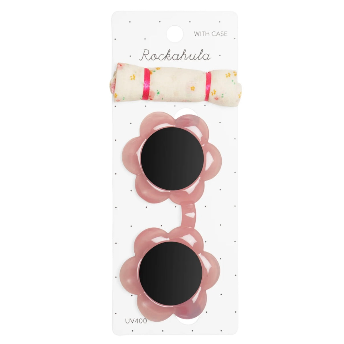 Spotty Pink Flower Sunglasses