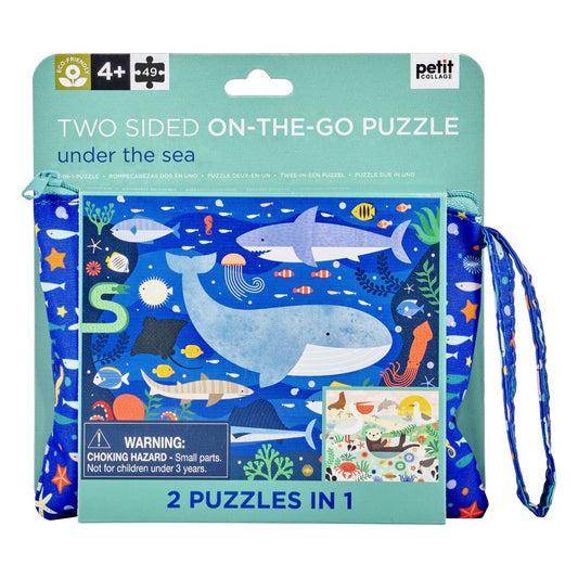 Two Sided Animal Under The Sea On-The-Go Puzzle