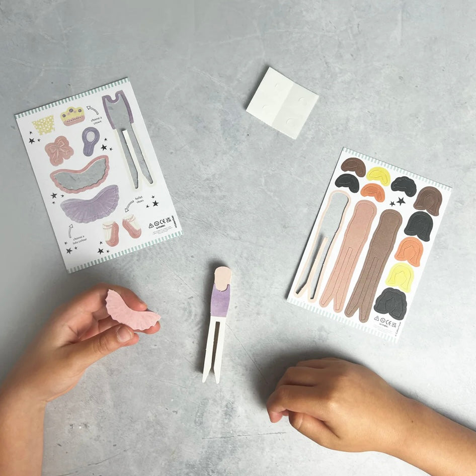 Make Your Own Ballerina Peg Doll