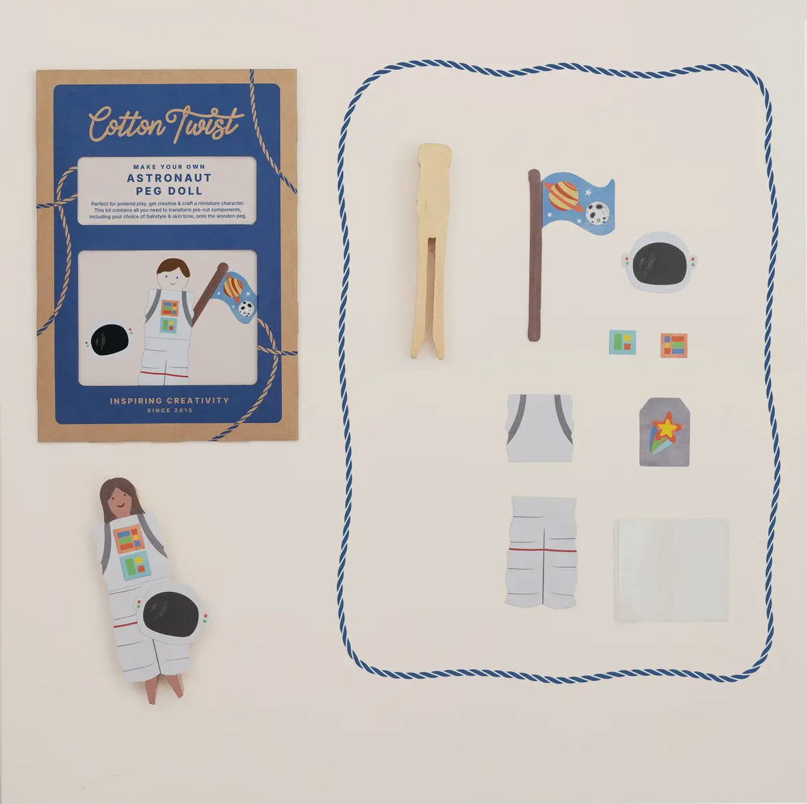 Make Your Own Astronaut Peg Doll