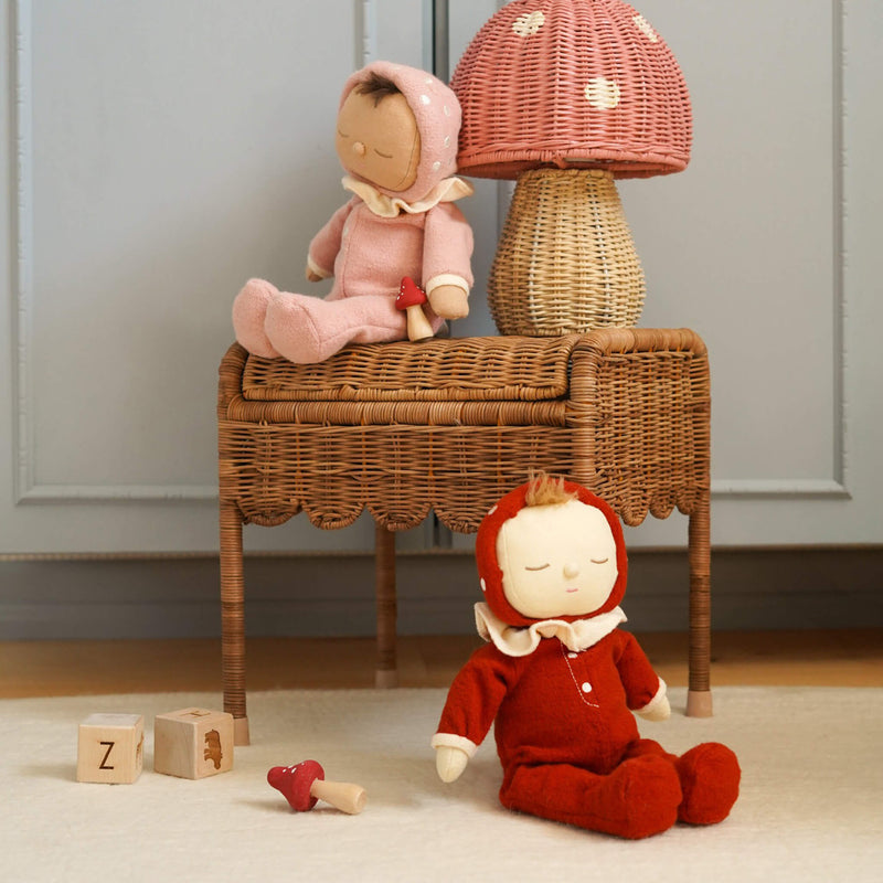 Dozy Dinkums Toadstool Moppet - Red