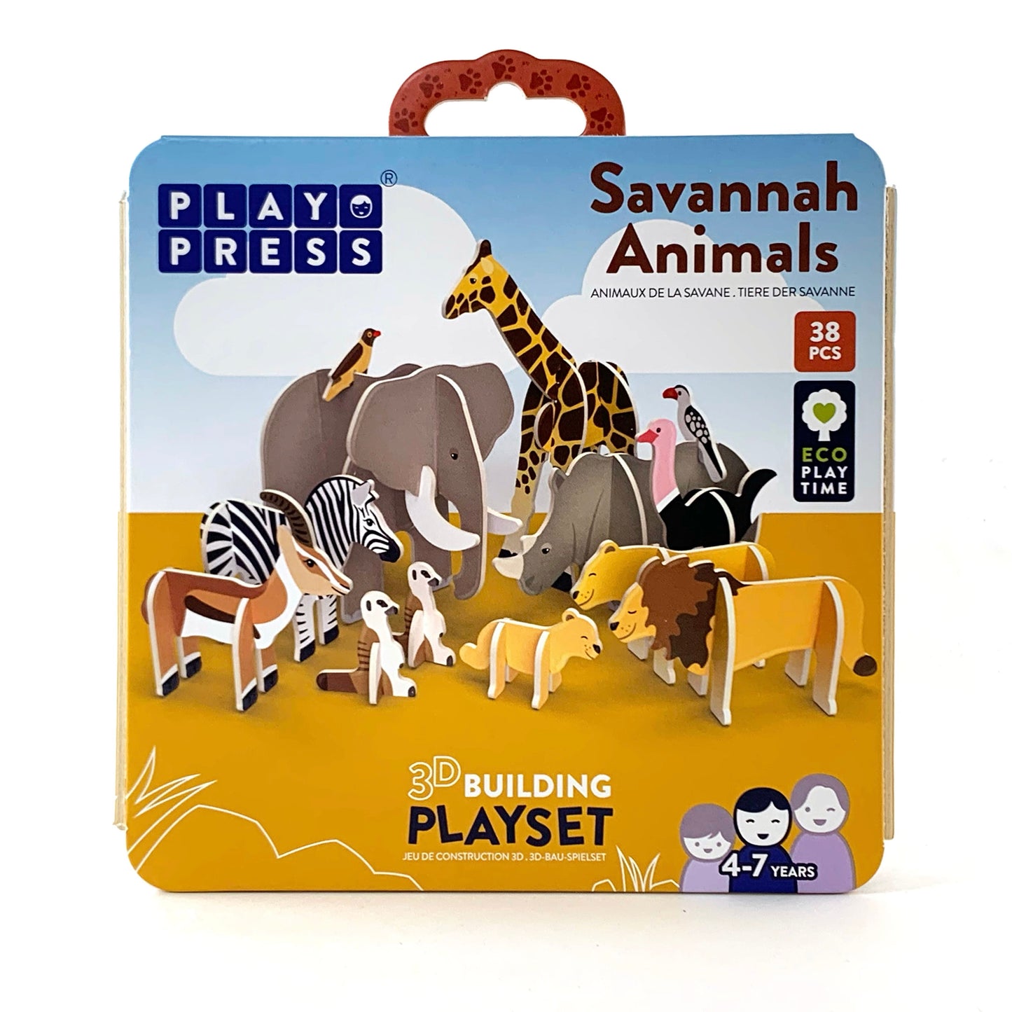 Playpress Savannah Animals Playset