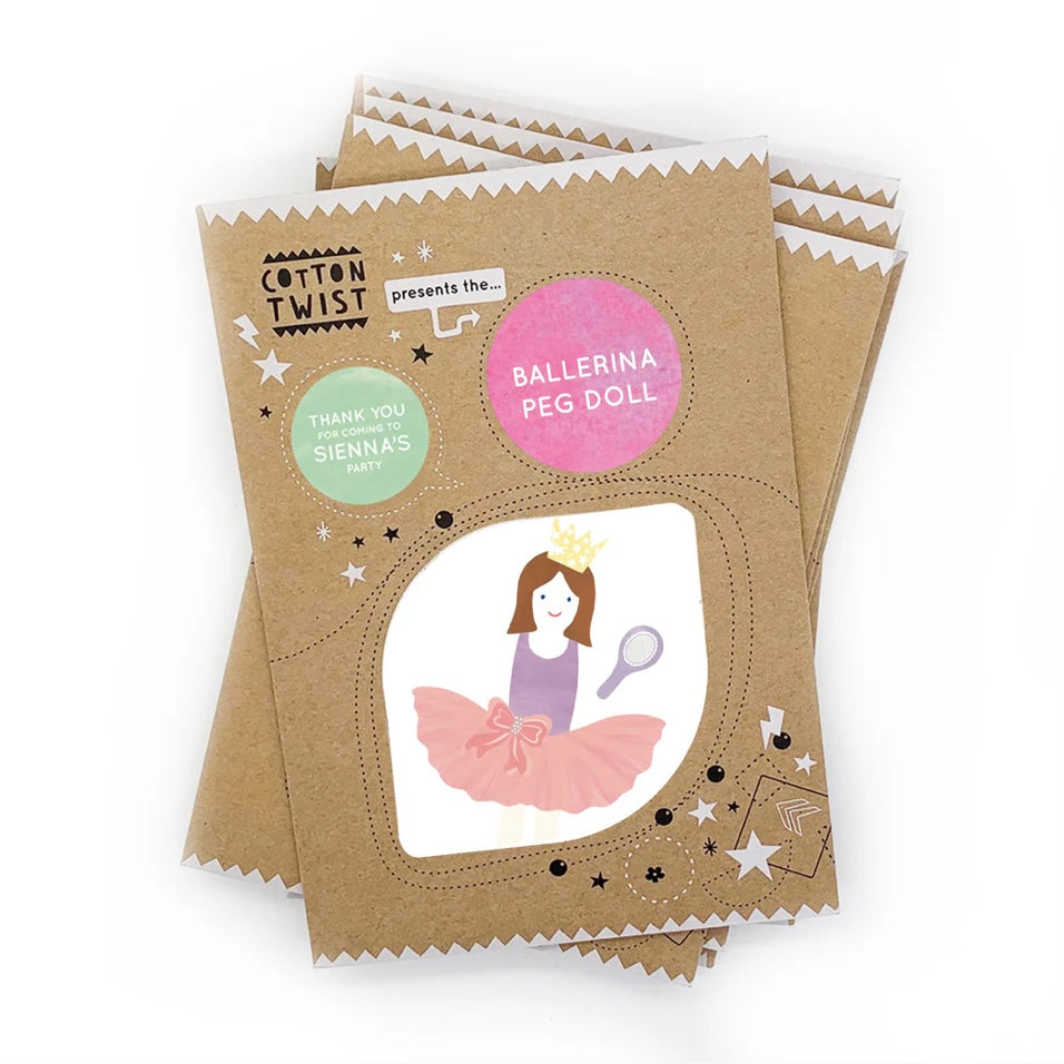 Make Your Own Ballerina Peg Doll