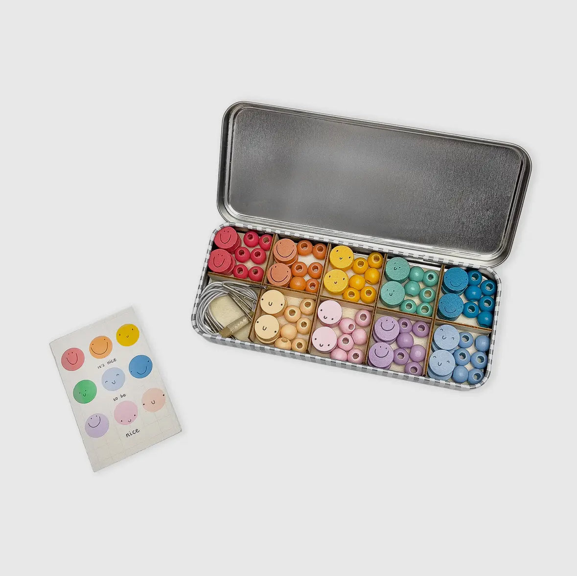 It’s Nice To Be Nice Make Your Own Bracelet Set Tin