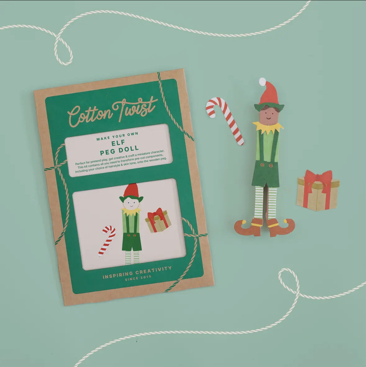 Make Your Own Elf Peg Doll