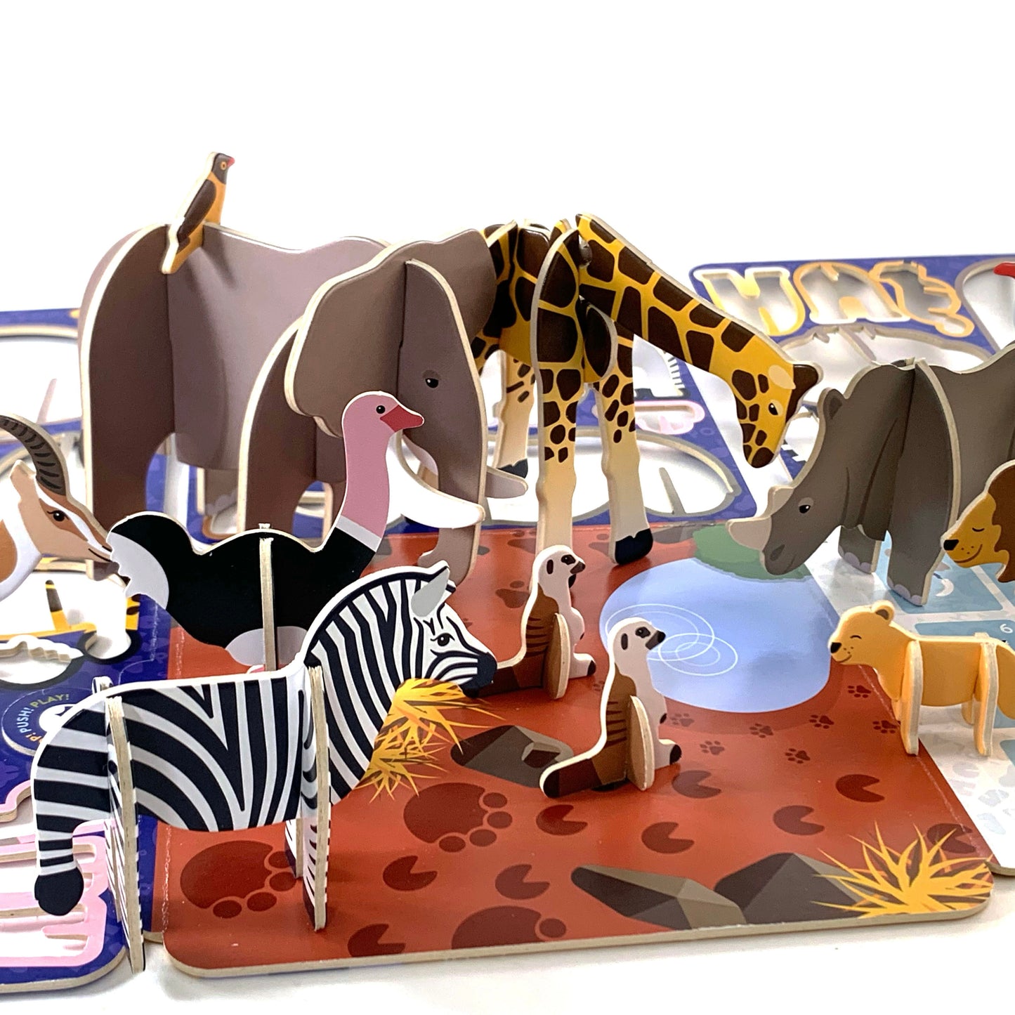Playpress Savannah Animals Playset