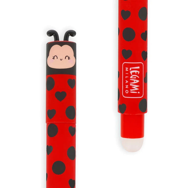 Legami Erasable Ladybird - Red Ink