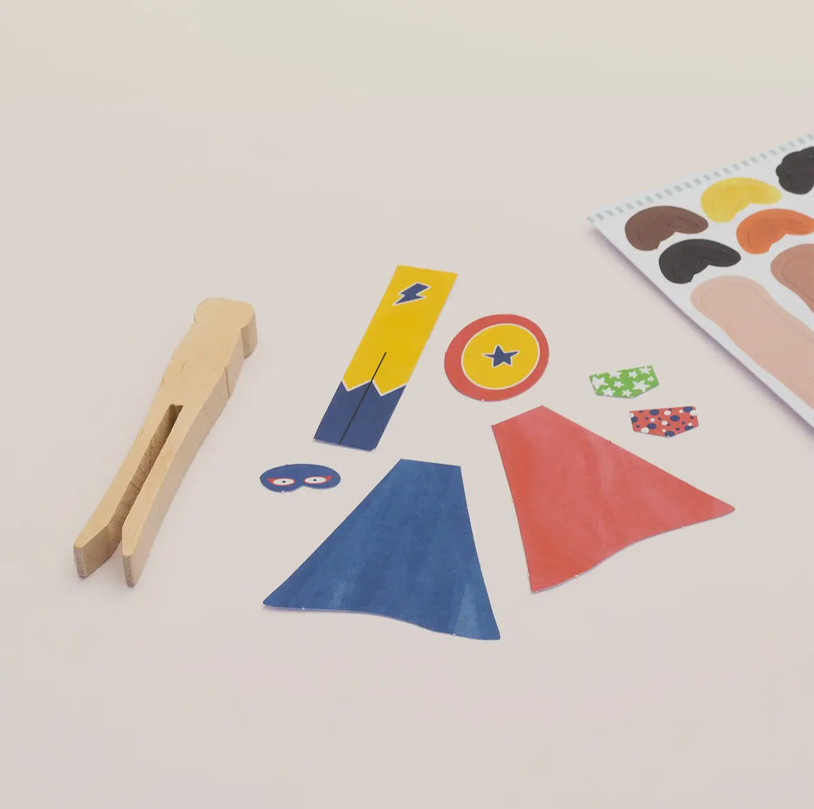 Make Your Own Super Hero Peg Doll
