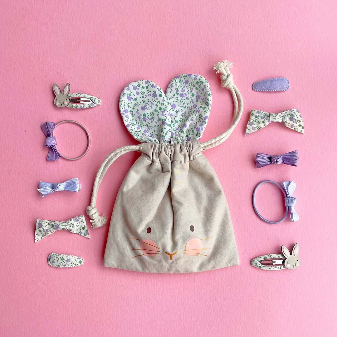 Mimi & Lula Easter Hair Accessory Pouch - Lilac