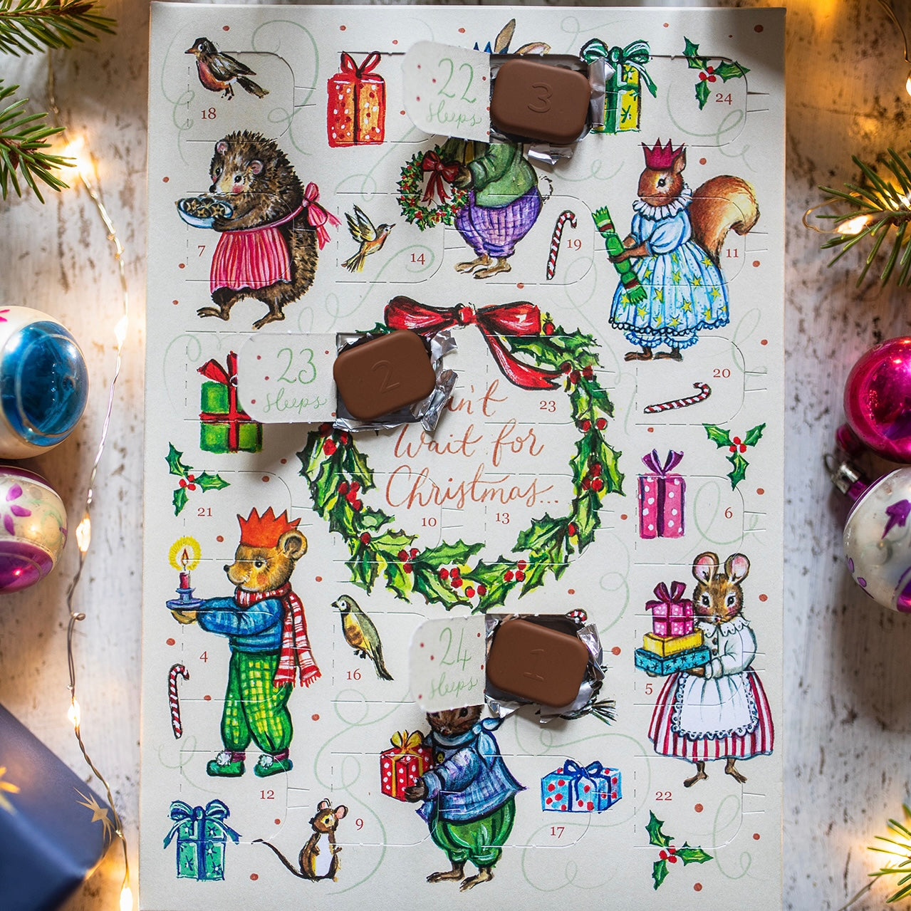 Amy Swann x Chocolate Gift Company Chocolate Calendar