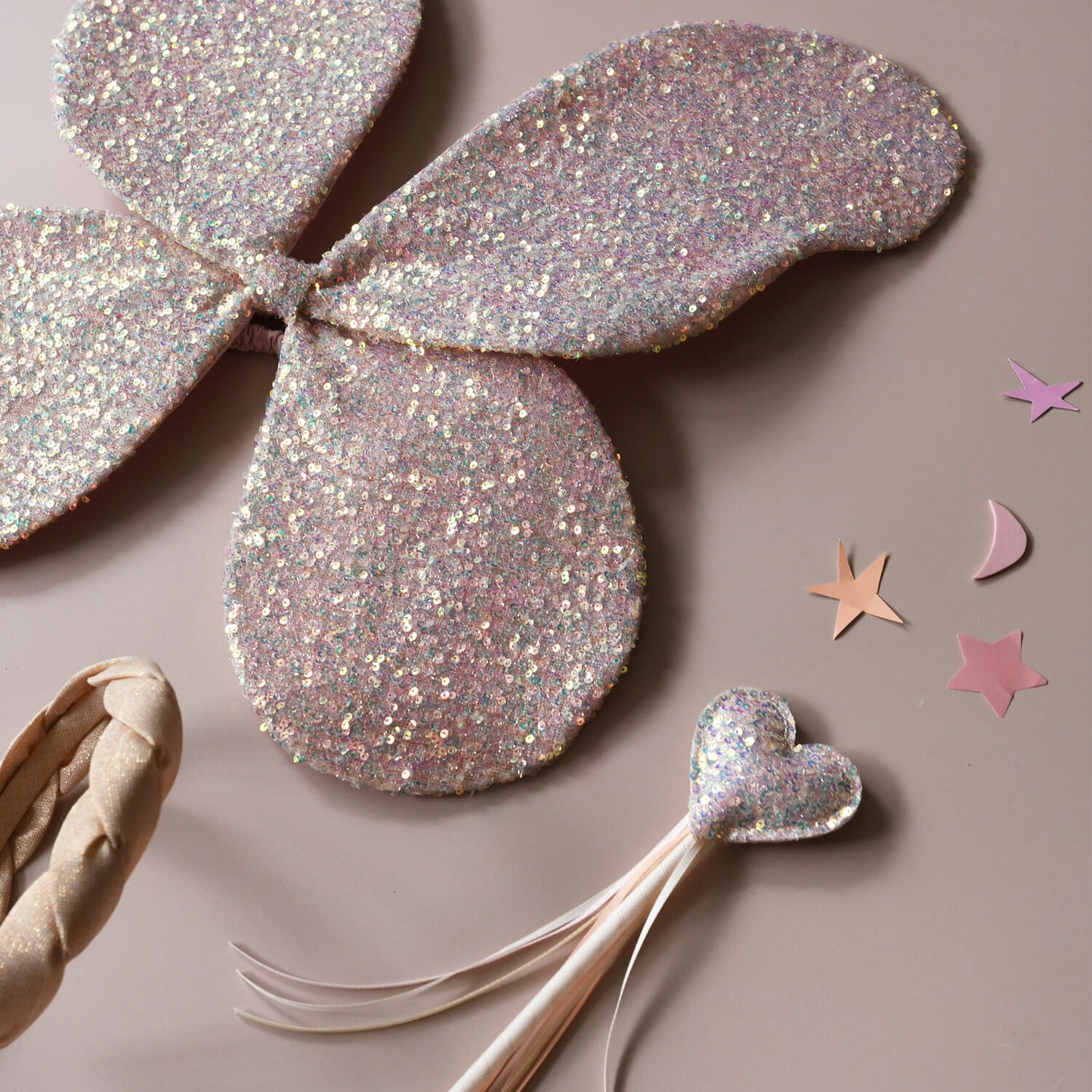 Sequin Heart Wand