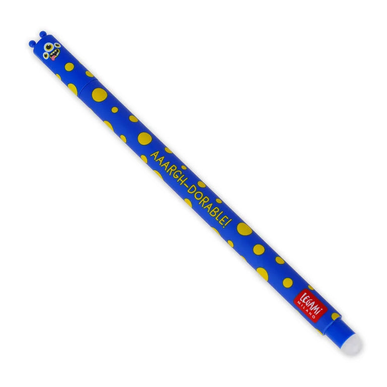 Legami Erasable Monster Pen - Blue Ink