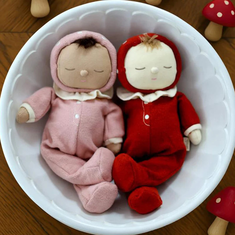 Dozy Dinkums Toadstool Moppet - Red