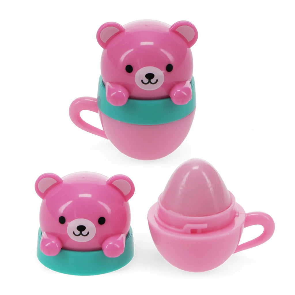 Mini Berry Scented Lip Balm - Teacup Animal Friends