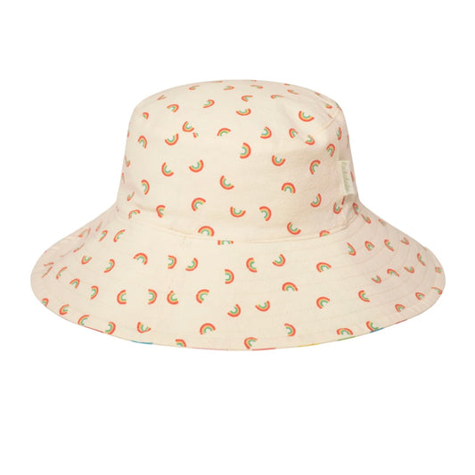 Rainbow Stripe Reversible Sun Hat 3-6 years