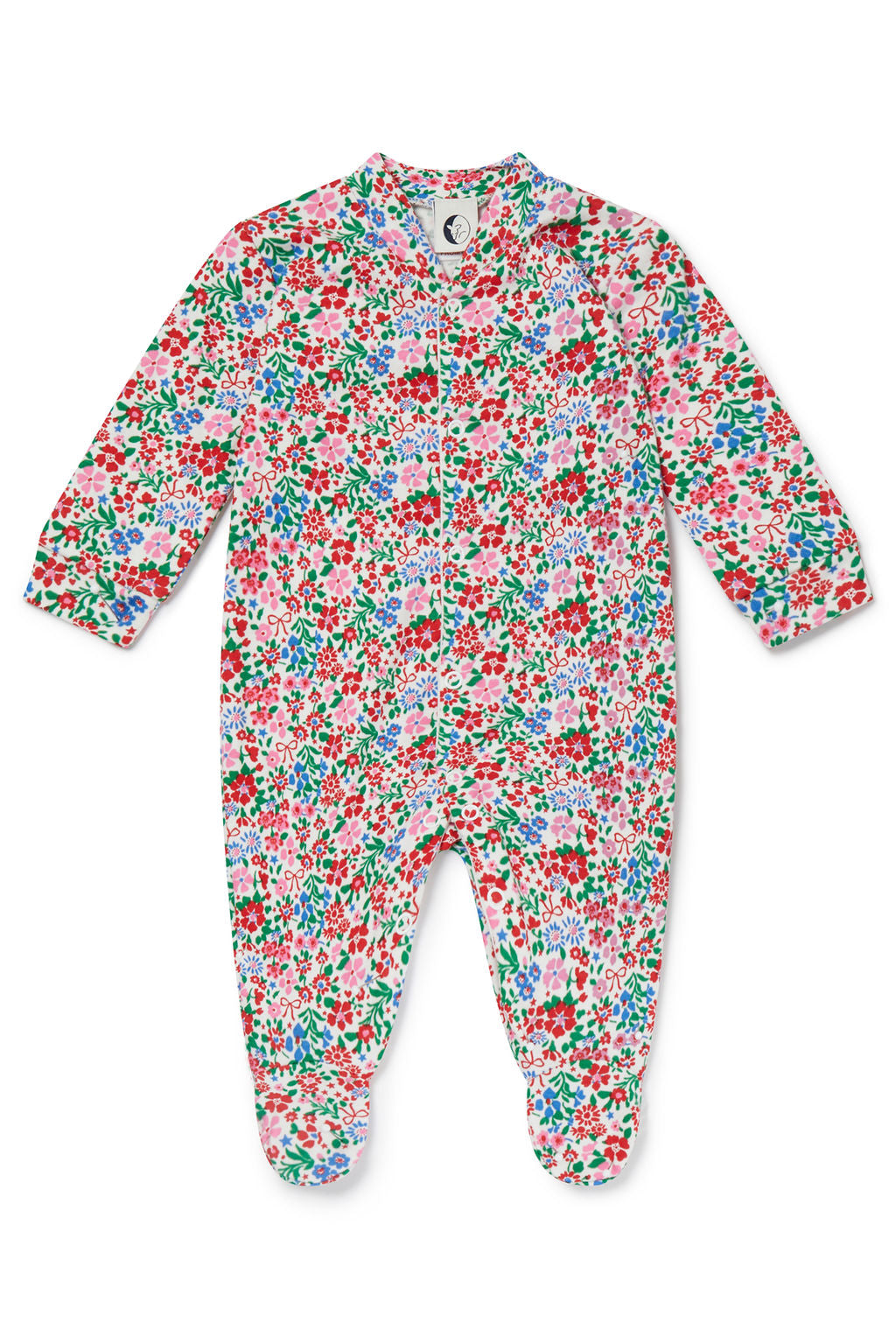 Floral Baby Sleepsuit