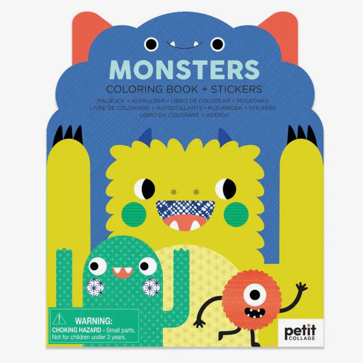Monsters Colouring Book and Stickers