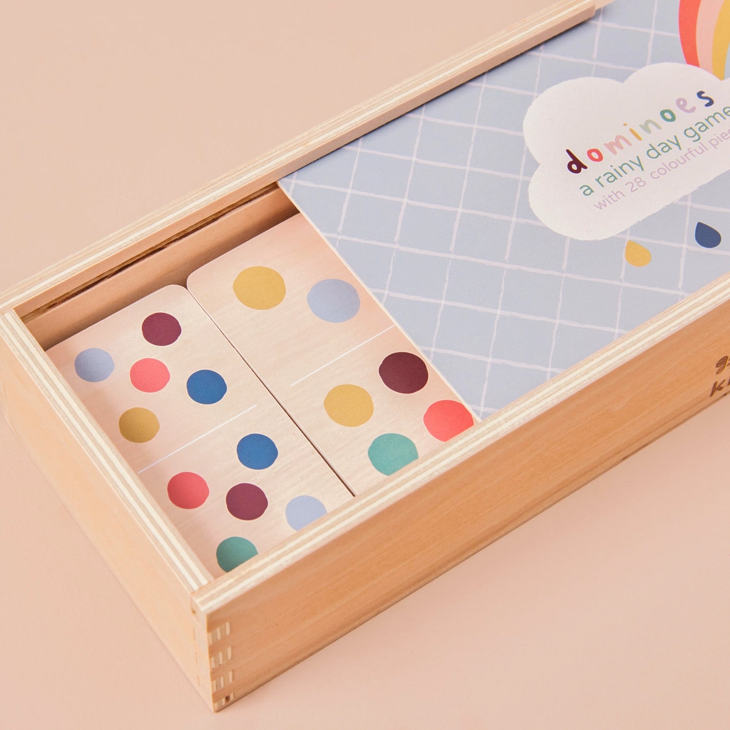 Just Bee Kids Wooden Domino Game