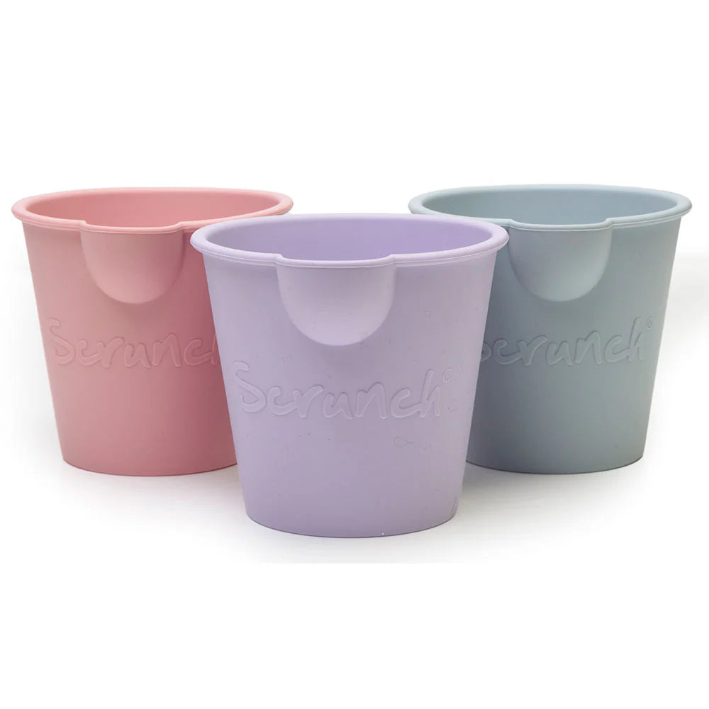 Scrunch Mini Bath Bucket Set - Pastel