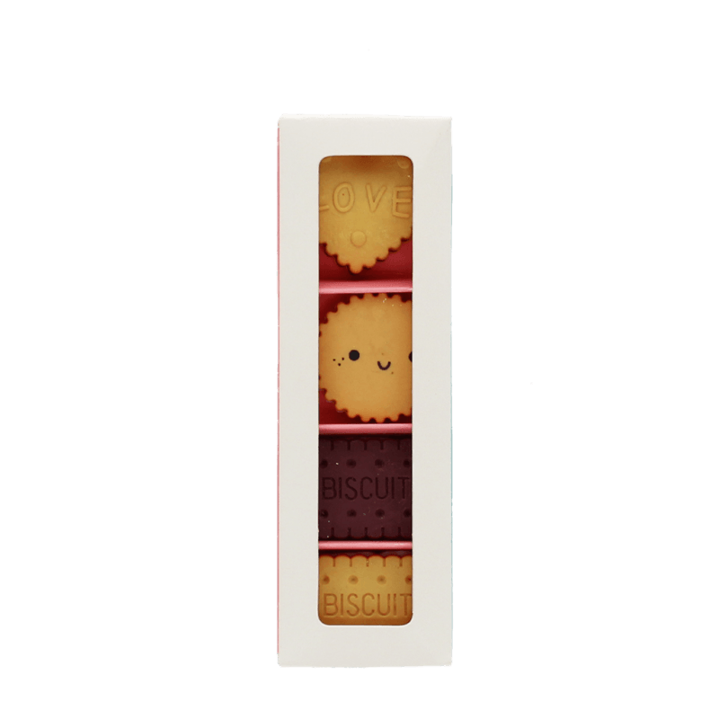 Biscuit Erasers (Set of 4)