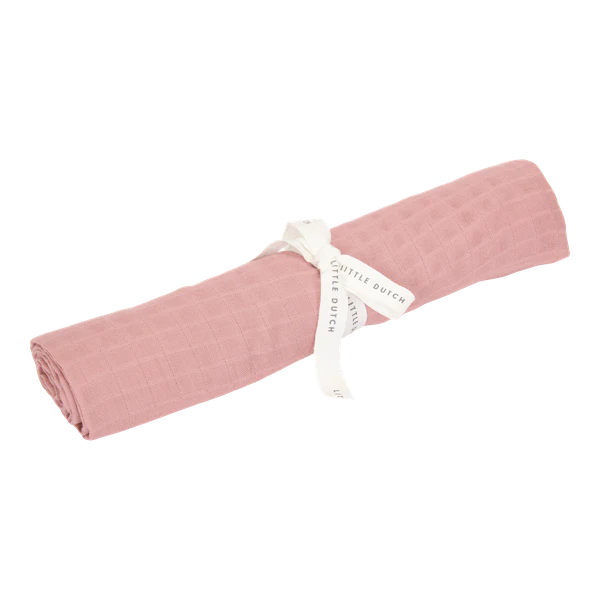 Little Dutch Muslin Swaddle - Pink Fairy Blossom
