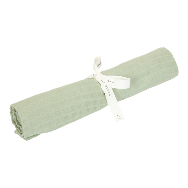 Little Dutch Muslin Swaddle - Sage