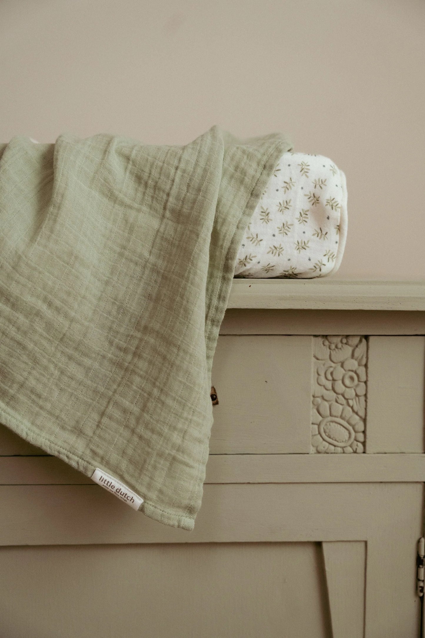 Little Dutch Muslin Swaddle - Sage