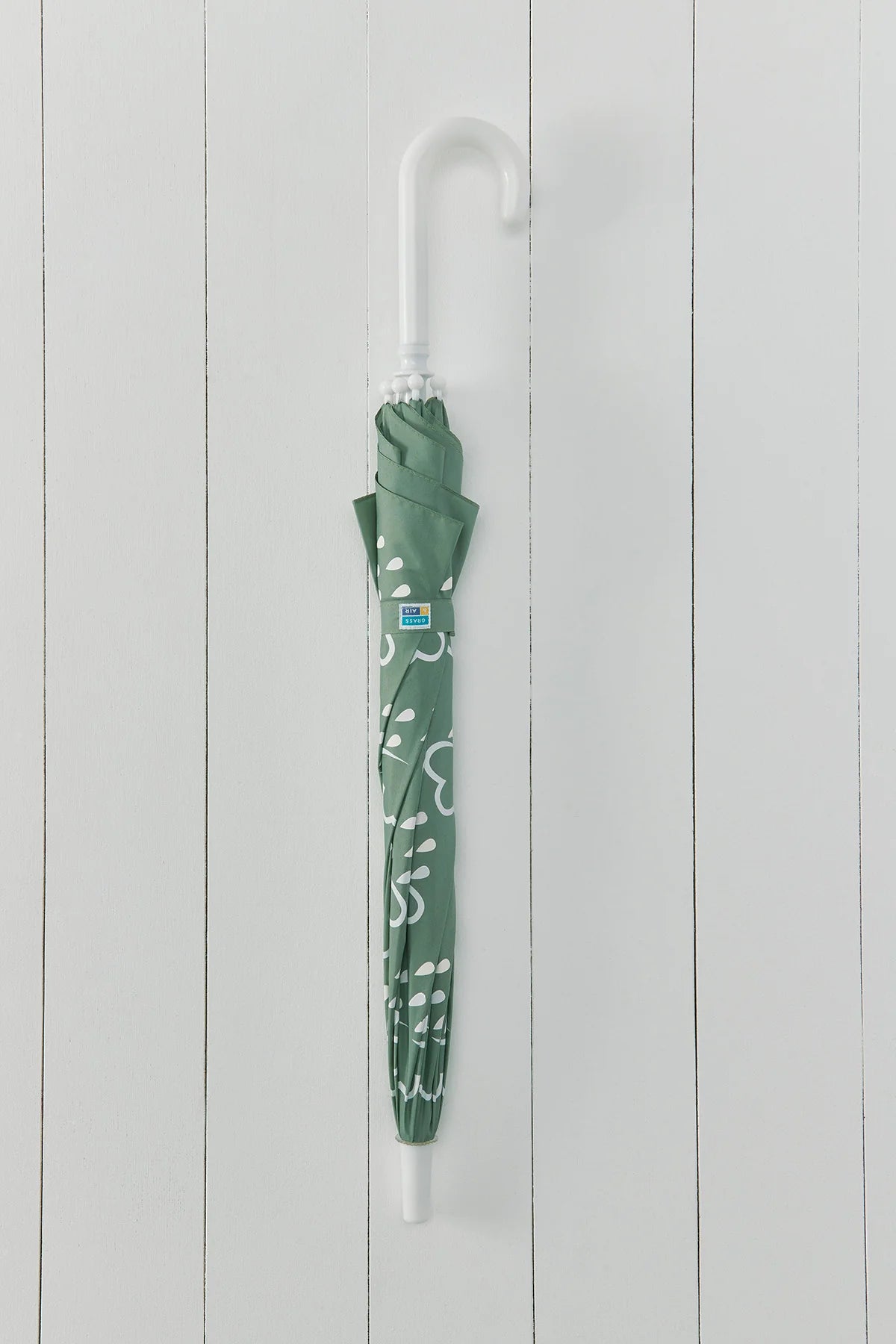Colour Revealing Kids Umbrella - Khaki Green