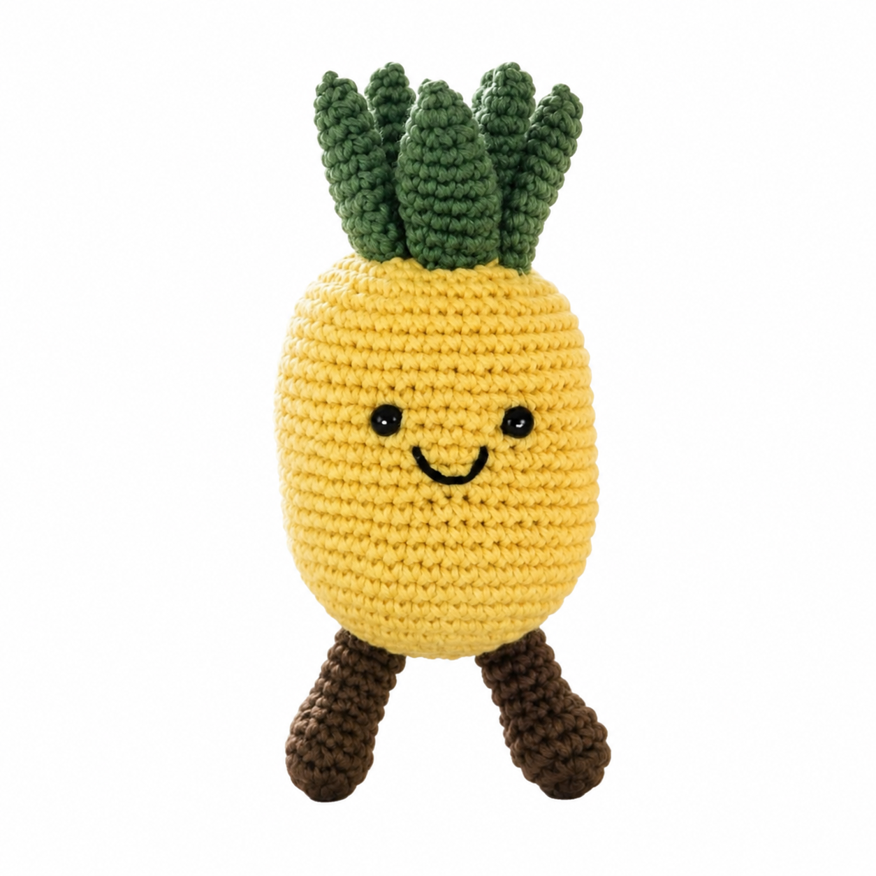 Fair Trade Crochet Pineapple Baby Rattle