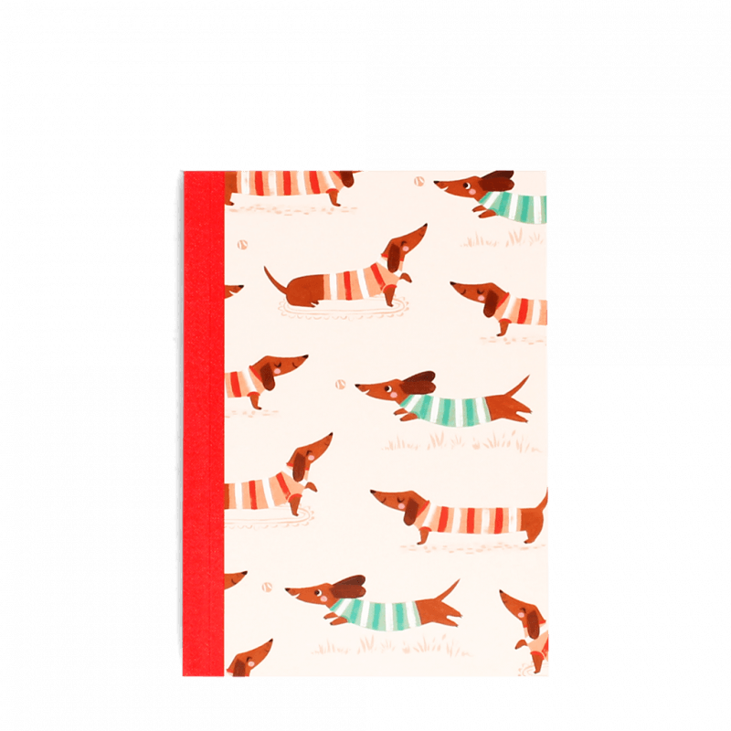 Sausage Dog A5 Notepad