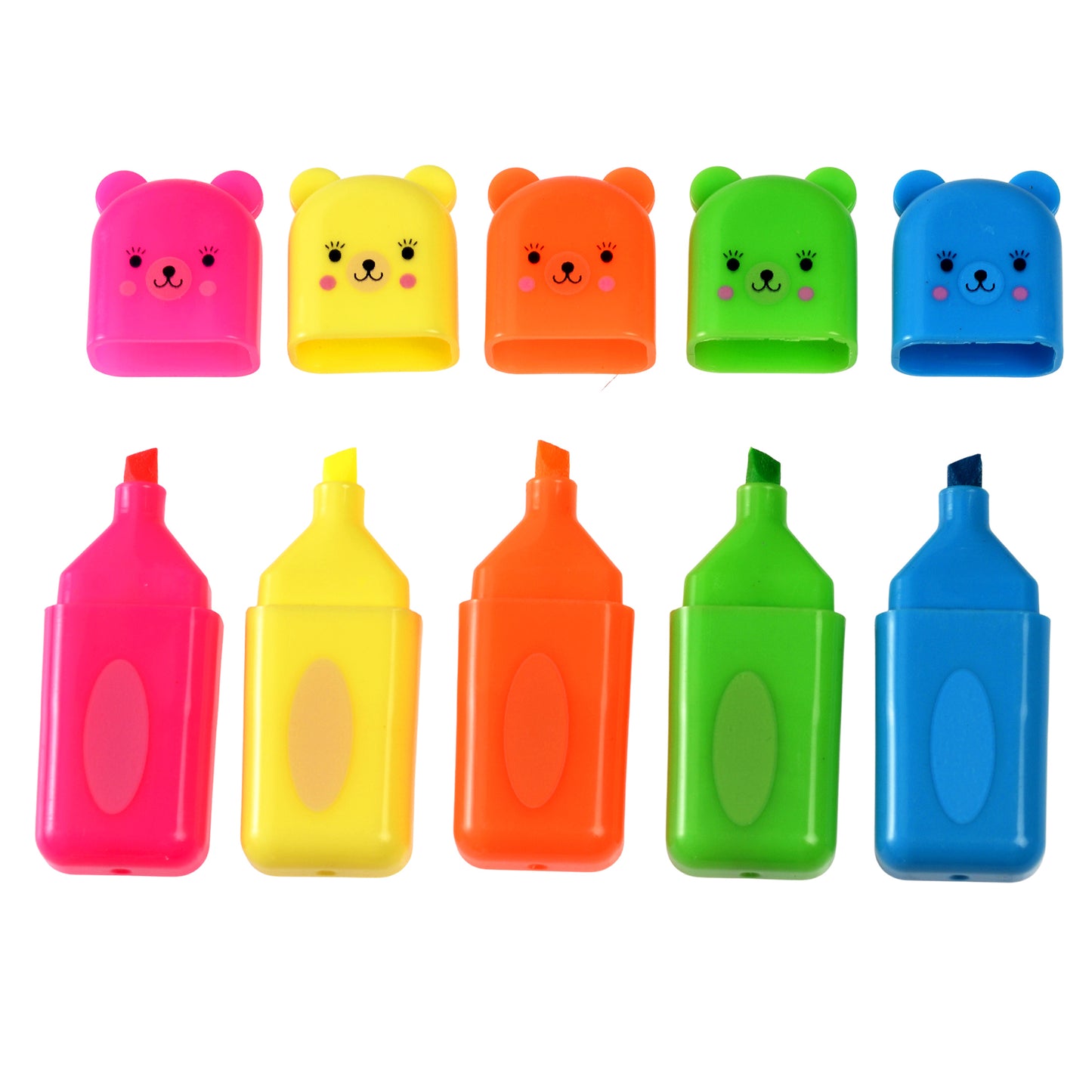 Bear Highlighter Pens (set of 5)