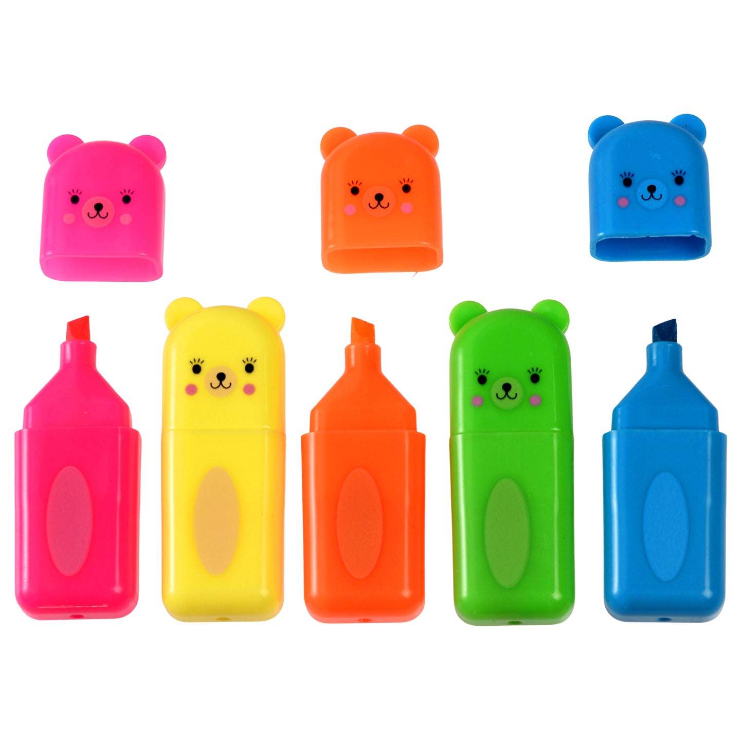 Bear Highlighter Pens (set of 5)