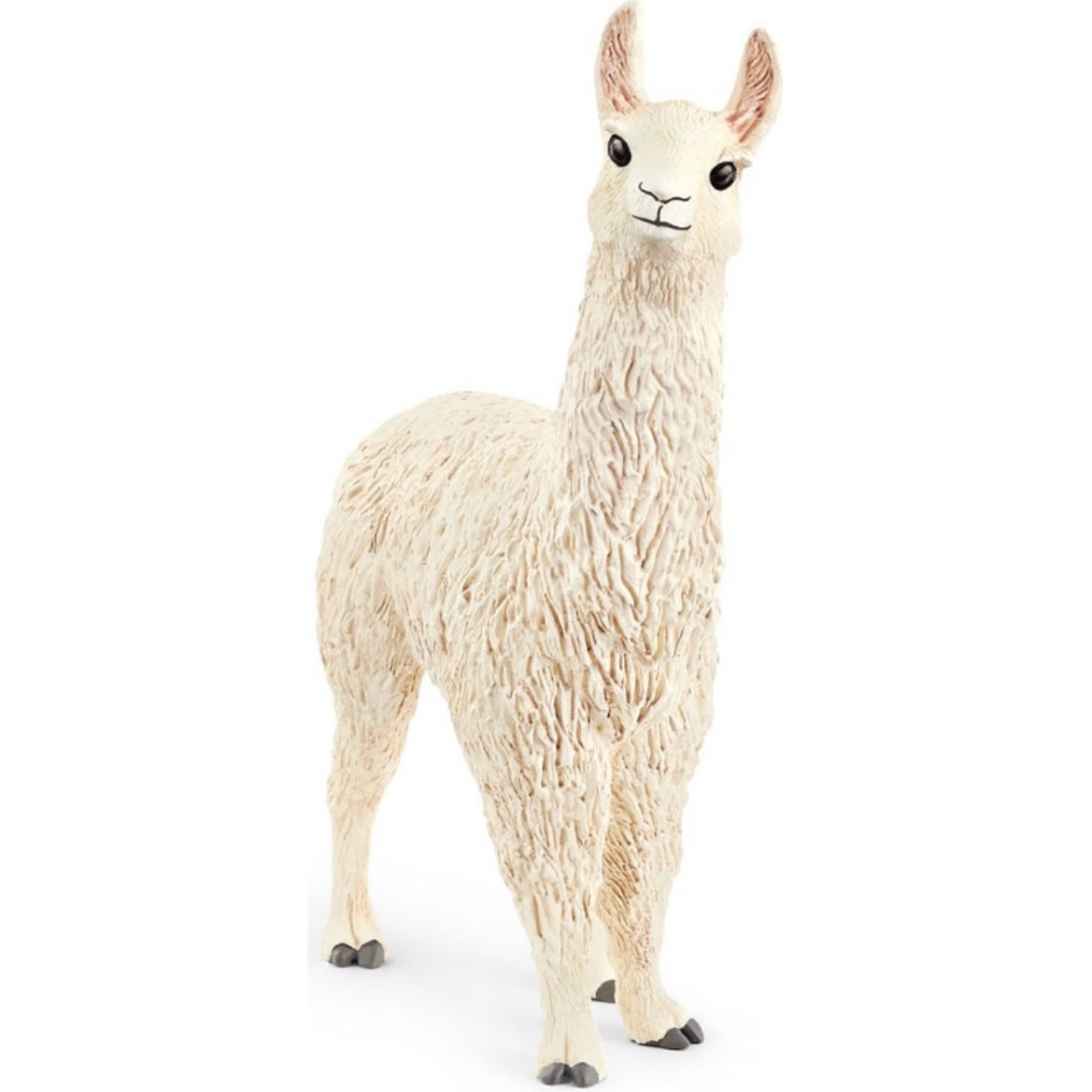 Toy llama. Hand painted, cream colour.