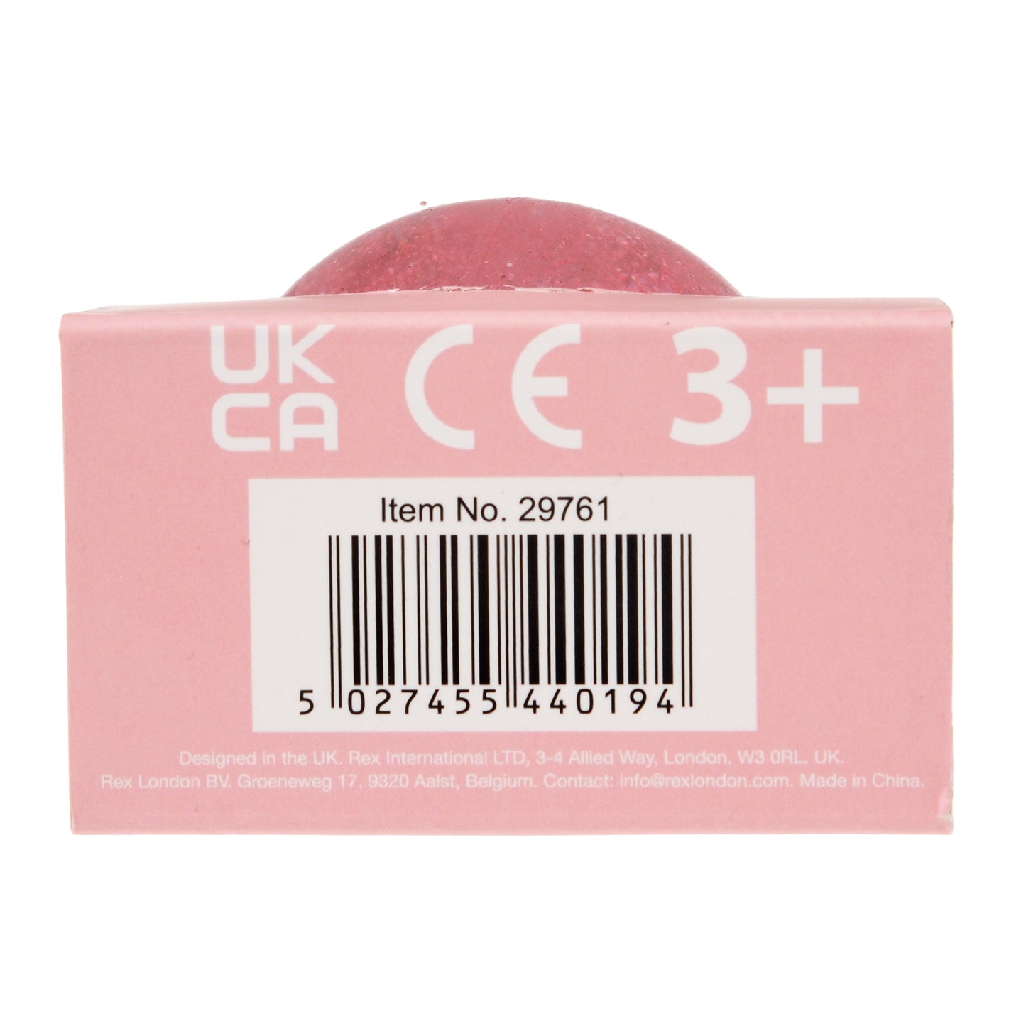 Pink Glitter Bouncy Ball