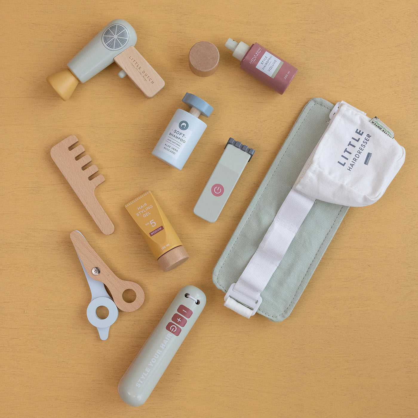 Little Dutch Wooden Hair Dresser Set