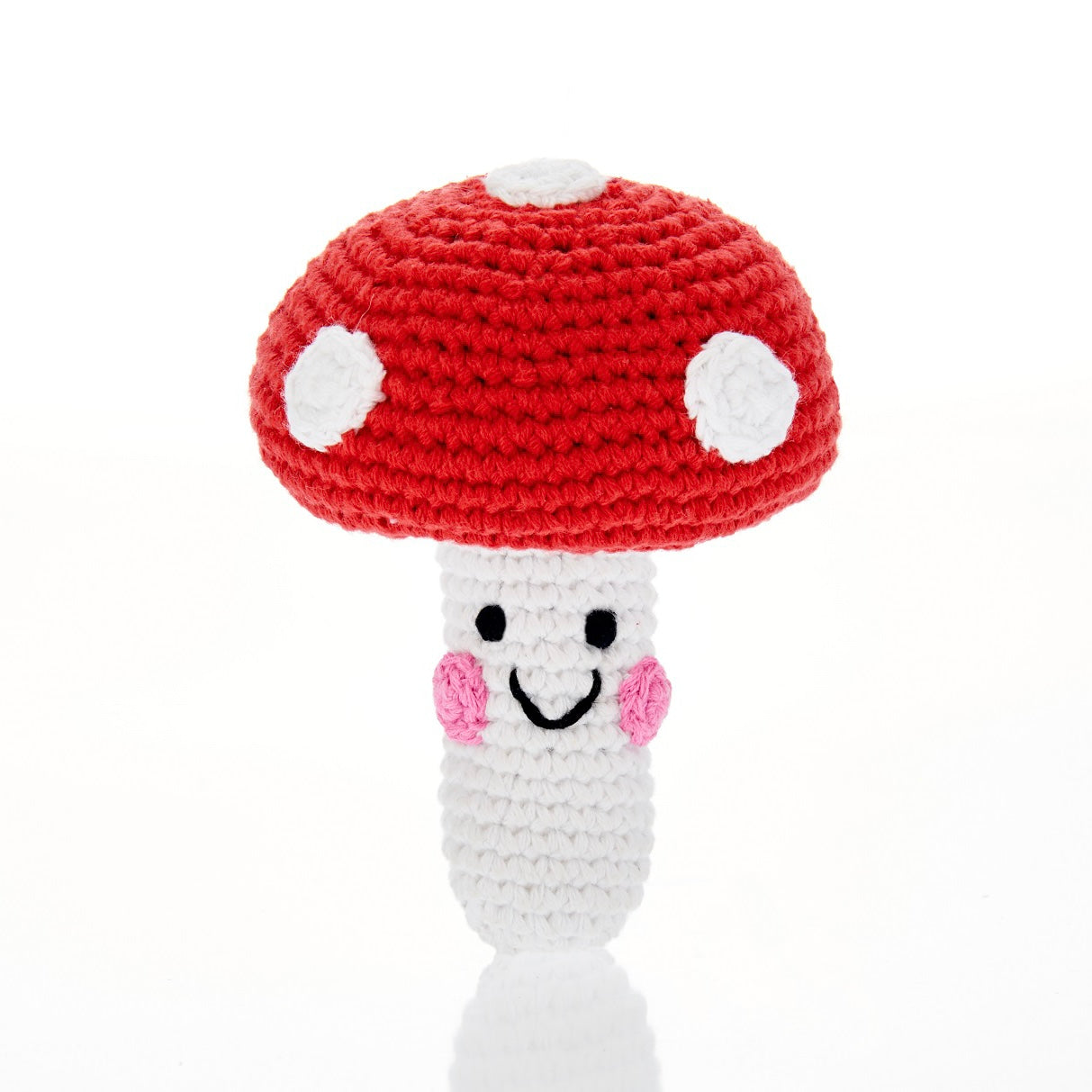 Toadstool Rattle - Red