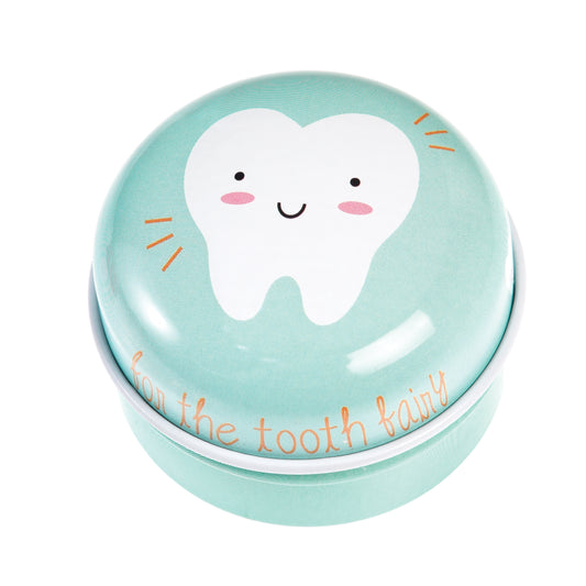Tooth Fairy Tin - Duck Egg Blue