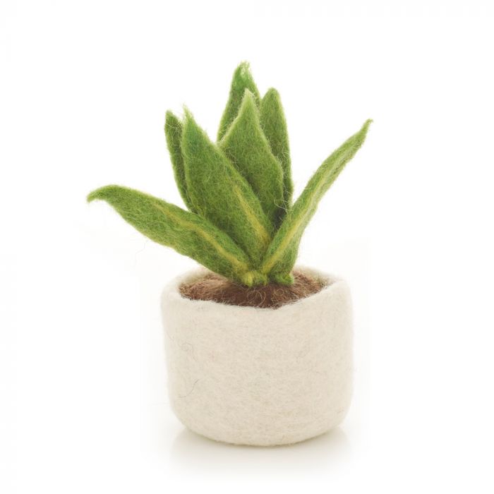 Handmade Felt Sansiveria Plant