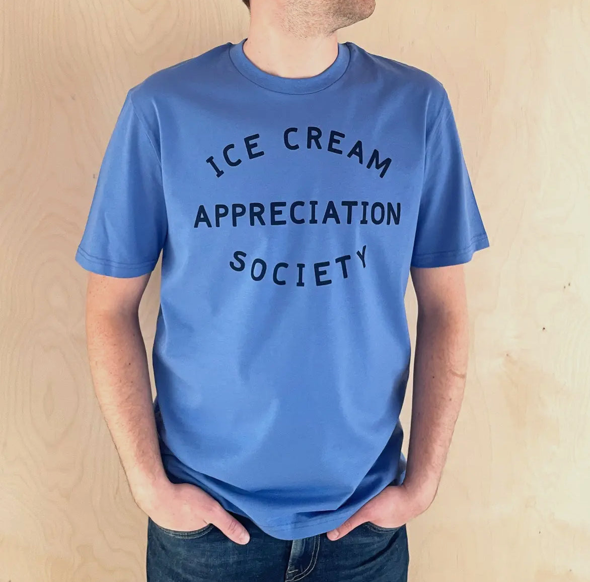 Unisex Adult Ice Cream Appreciation Society T-shirt -PREORDER