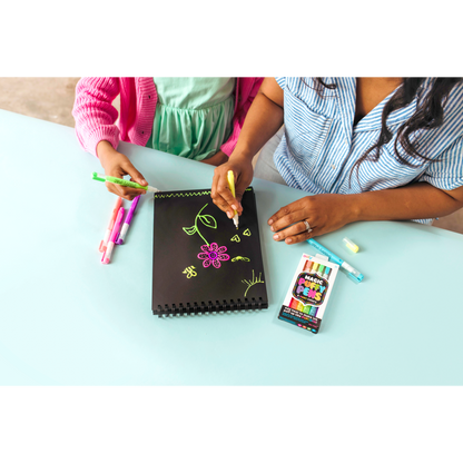 Ooly Magic Puffy Neon Pens - Set of 6