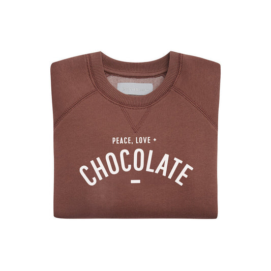 Hot Chocolate ‘Peace Love & Chocolate’ Sweatshirt