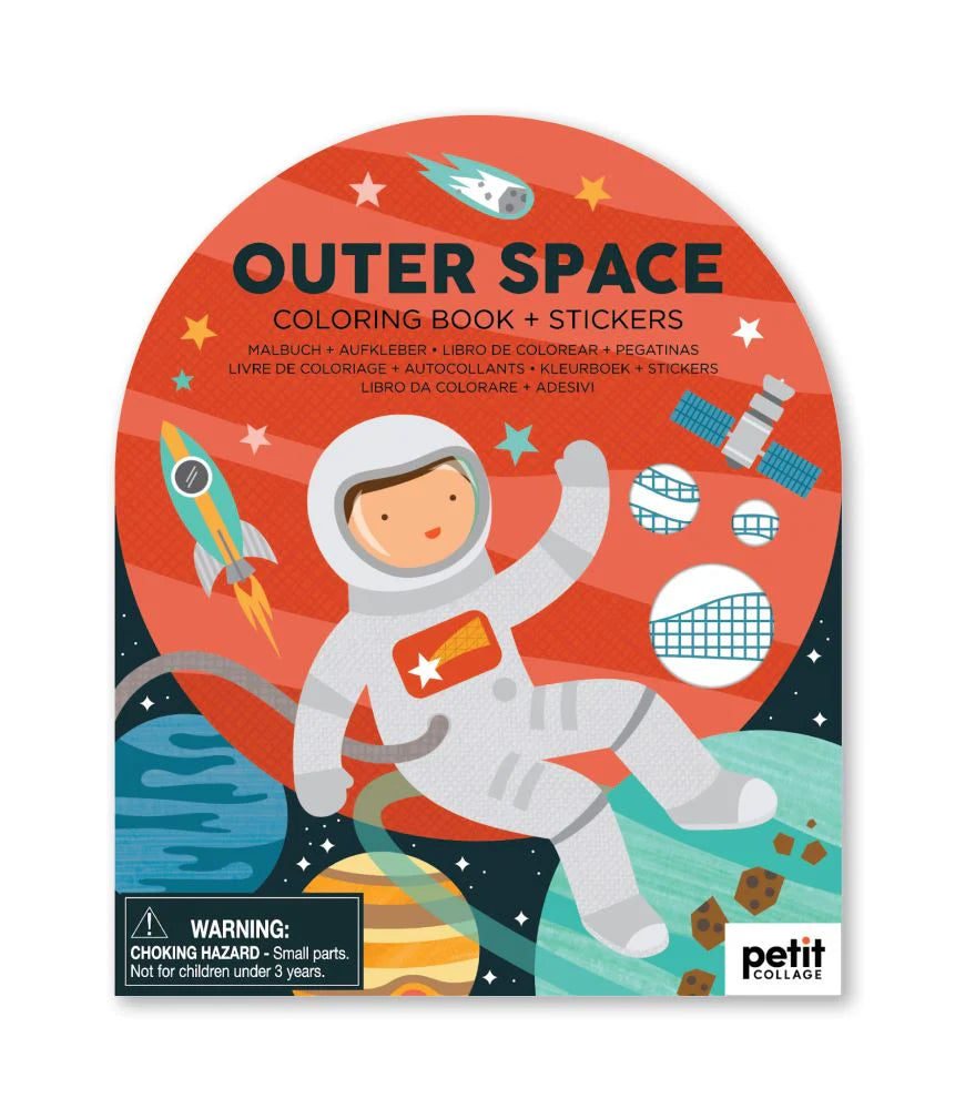 Outer Space Colouring Book and Stickers