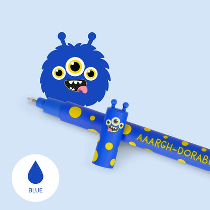 Legami Erasable Monster Pen - Blue Ink