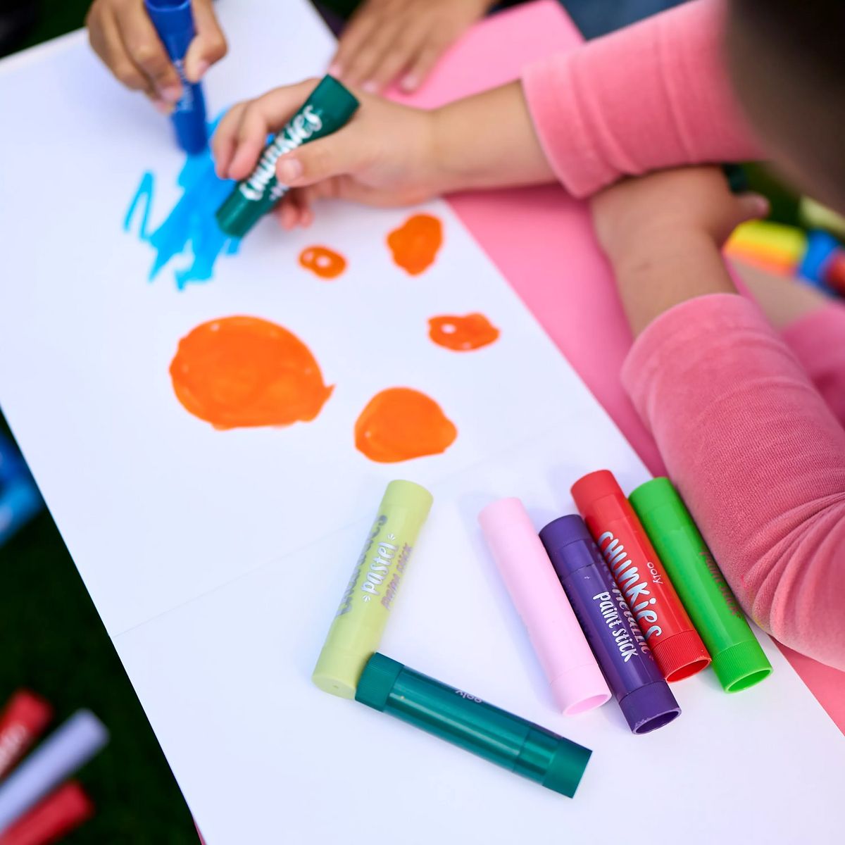 Ooly Chunkiest Paint Sticks - Classic Pack of 6