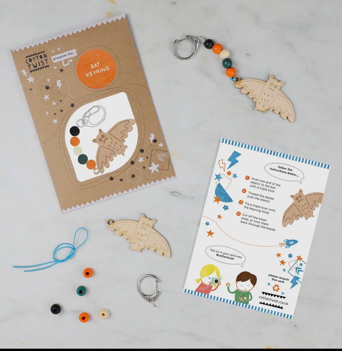 Make Your Own Bat Keyring