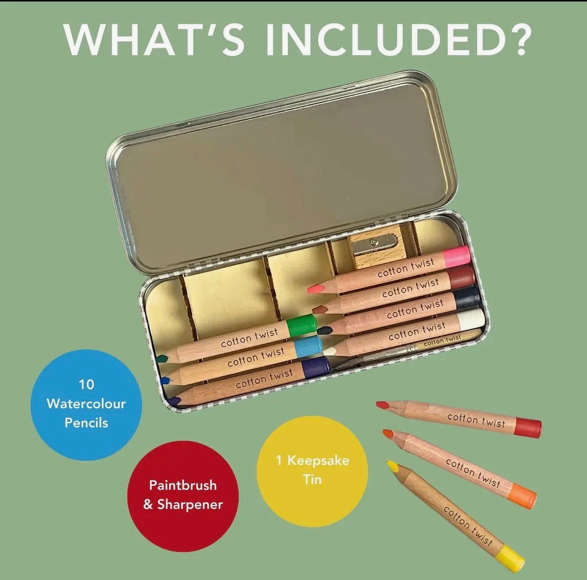 Bright Mix Watercolour Pencils Set